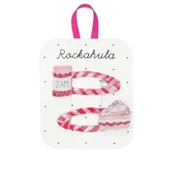 Jam And Cake Gingham Hair Clips by Rockahula