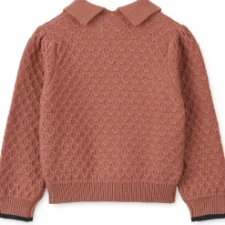 Jane Knit Cardigan in Dark Rosetta by Liewood