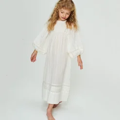 Jasmine Dress in Vintage White by Faune