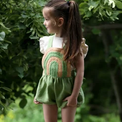 Jasmine Shorts in Forest by Kalinka - Last Ones In Stock - 4-6 Years