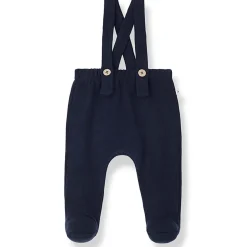 Jelle Overall with Feet in Navy by 1+ in the Family - Last One In Stock - 12 Months
