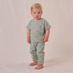 Jersey Tee + Pant Set in Dino by Quincy Mae