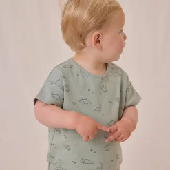 Jersey Tee + Pant Set in Dino by Quincy Mae