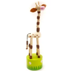 Jiggling Giraffe Push Up Toy by House Of Marbles