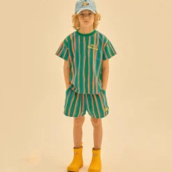 JM Striped T-Shirt in Green by Jelly Mallow