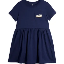Jogging Dress in Blue by Mini Rodini - Last One In Stock - 140/146 (9-11 Years)