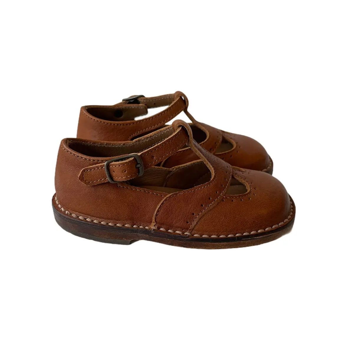 John Cut Out Sandals in Kava Brown by PèPè