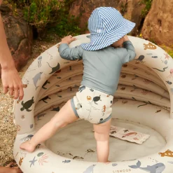 Josefine Sun Hat in Riverside / Creme de la Creme by Liewood