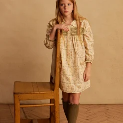 Josephine Lace Trim Ribbed Knee High Socks in Olive Du Luberon by Collegien