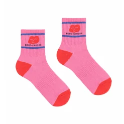 Joyful Face Short Socks by Bobo Choses