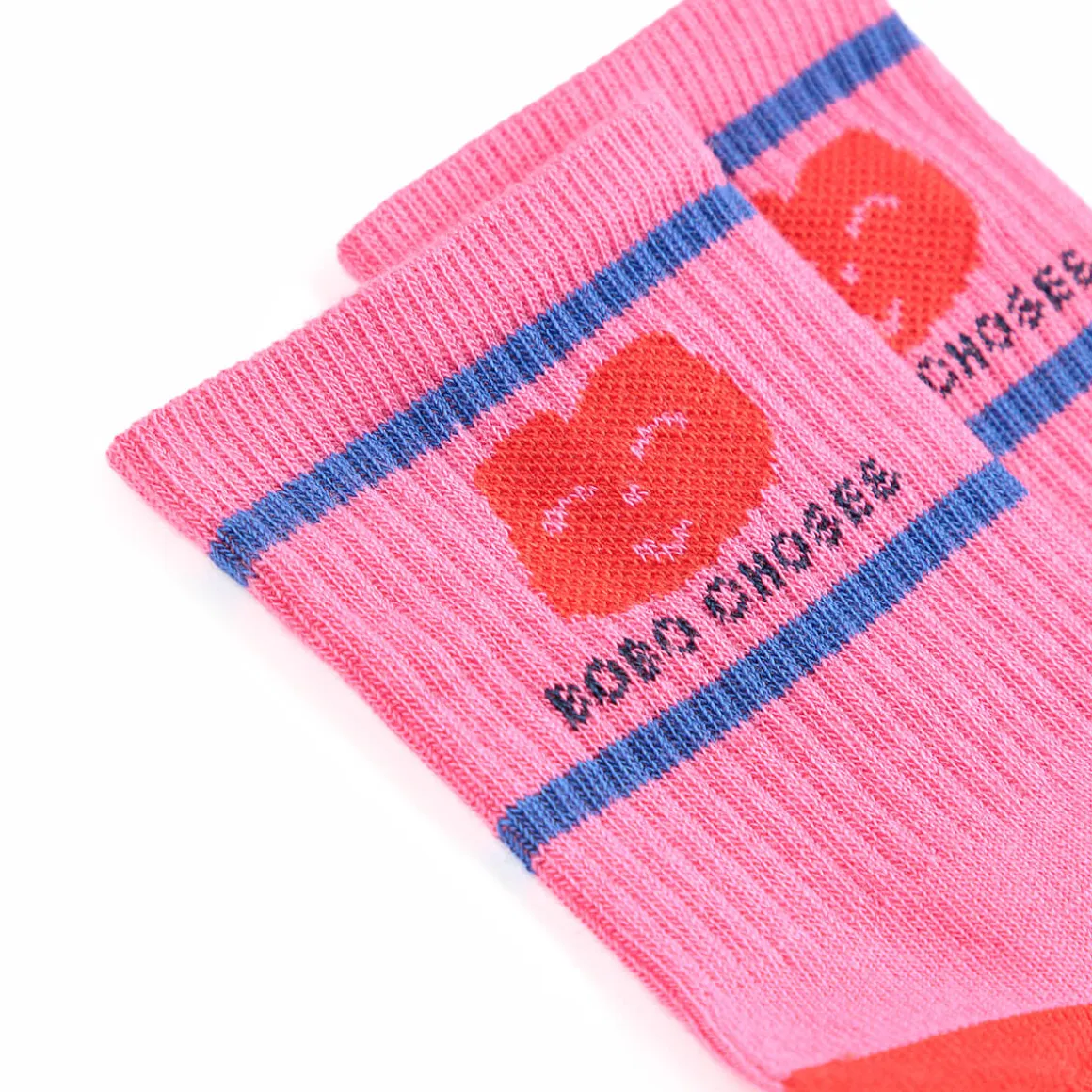 Joyful Face Short Socks by Bobo Choses