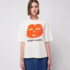 Joyful Face T-Shirt by Bobo Choses Womenswear