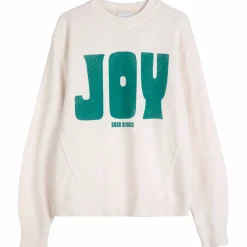 Joy Straight Fit Sweatshirt in White by Bobo Choses Womenswear