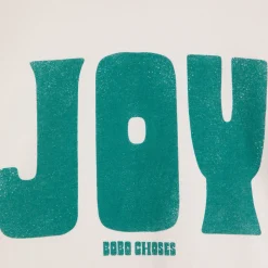 Joy Straight Fit Sweatshirt in White by Bobo Choses Womenswear