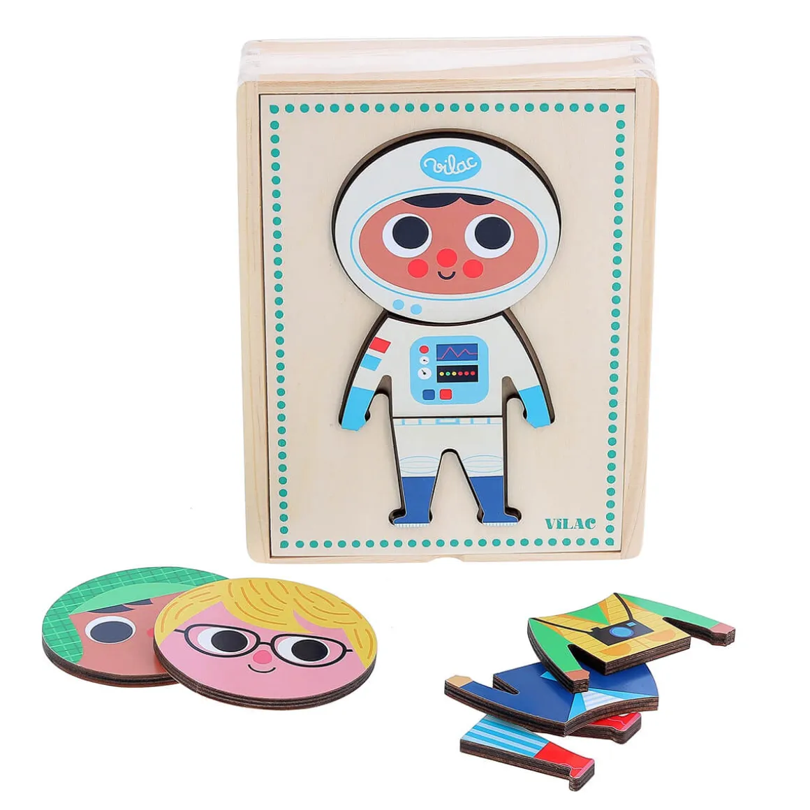 Jules Moody Wooden Puzzle by Vilac