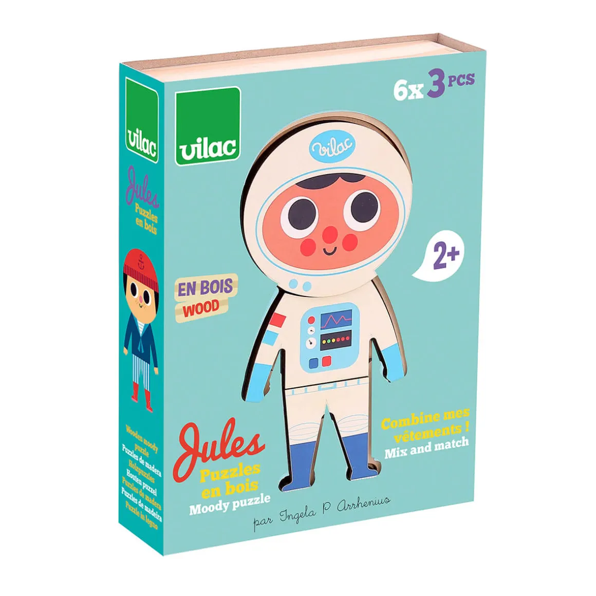 Jules Moody Wooden Puzzle by Vilac