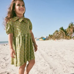 Junior Scout Dress in Camper Puff Star by Misha & Puff