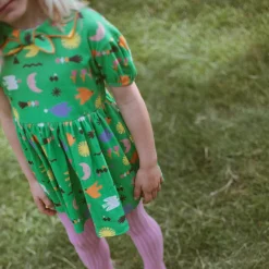 Junior Scout Dress in Clover Daleyden Fête by Misha & Puff
