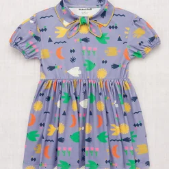 Junior Scout Dress in Pewter Daleyden Fête by Misha & Puff - Last Ones In Stock - 3-6 Years