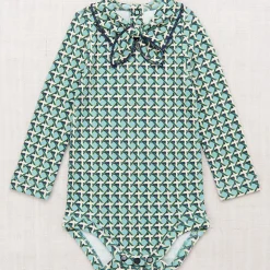 Junior Scout Onesie in Yonder Lattice by Misha & Puff