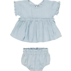 Juniper Set in Chambray by Quincy Mae