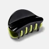 Juno Hair Claw in Black + Chartreuse by Chunks