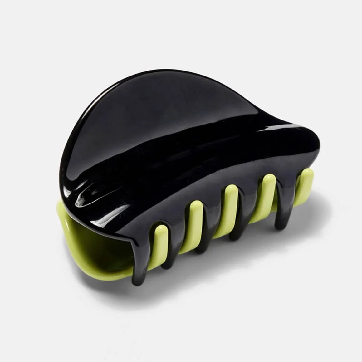 Juno Hair Claw in Black + Chartreuse by Chunks
