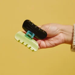 Juno Hair Claw in Black + Chartreuse by Chunks
