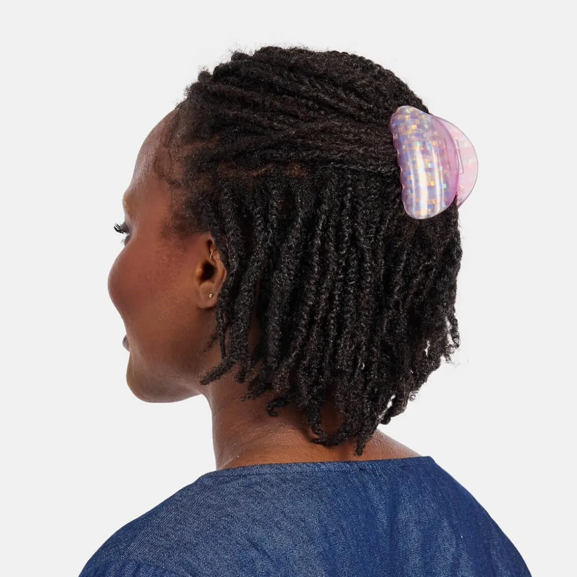 Juno Hair Claw in Lilac Sparkle by Chunks