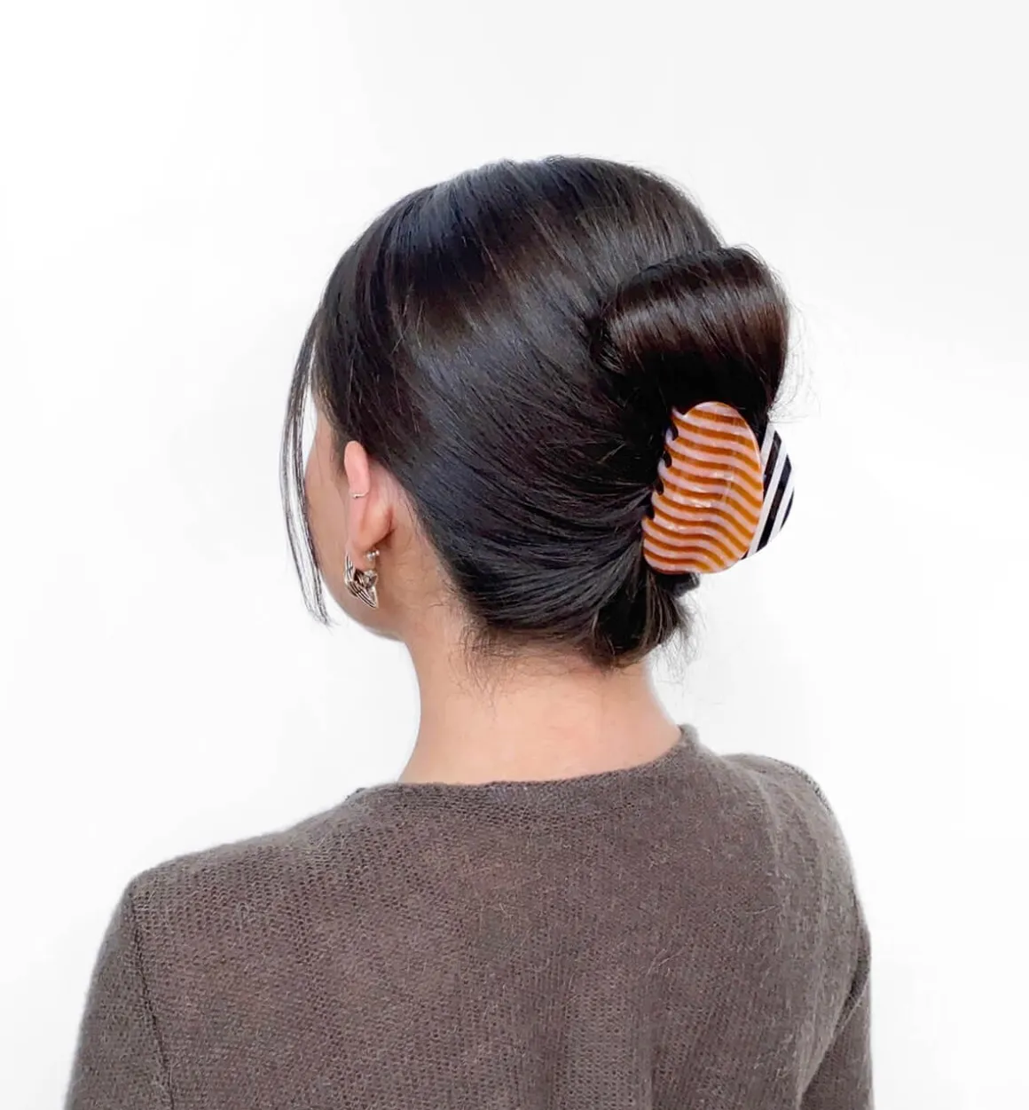 Juno Hair Claw in Stripes by Chunks