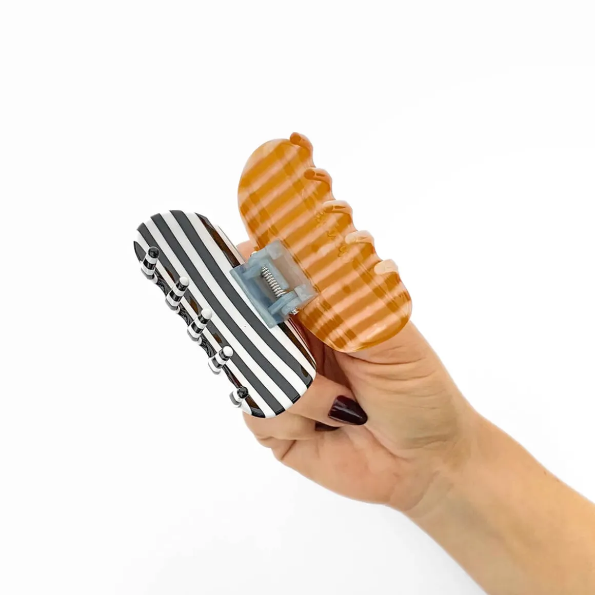 Juno Hair Claw in Stripes by Chunks