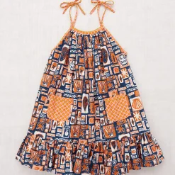 Karina Dress in Marine Blue Colllection by Misha & Puff