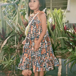 Karina Dress in Marine Blue Colllection by Misha & Puff