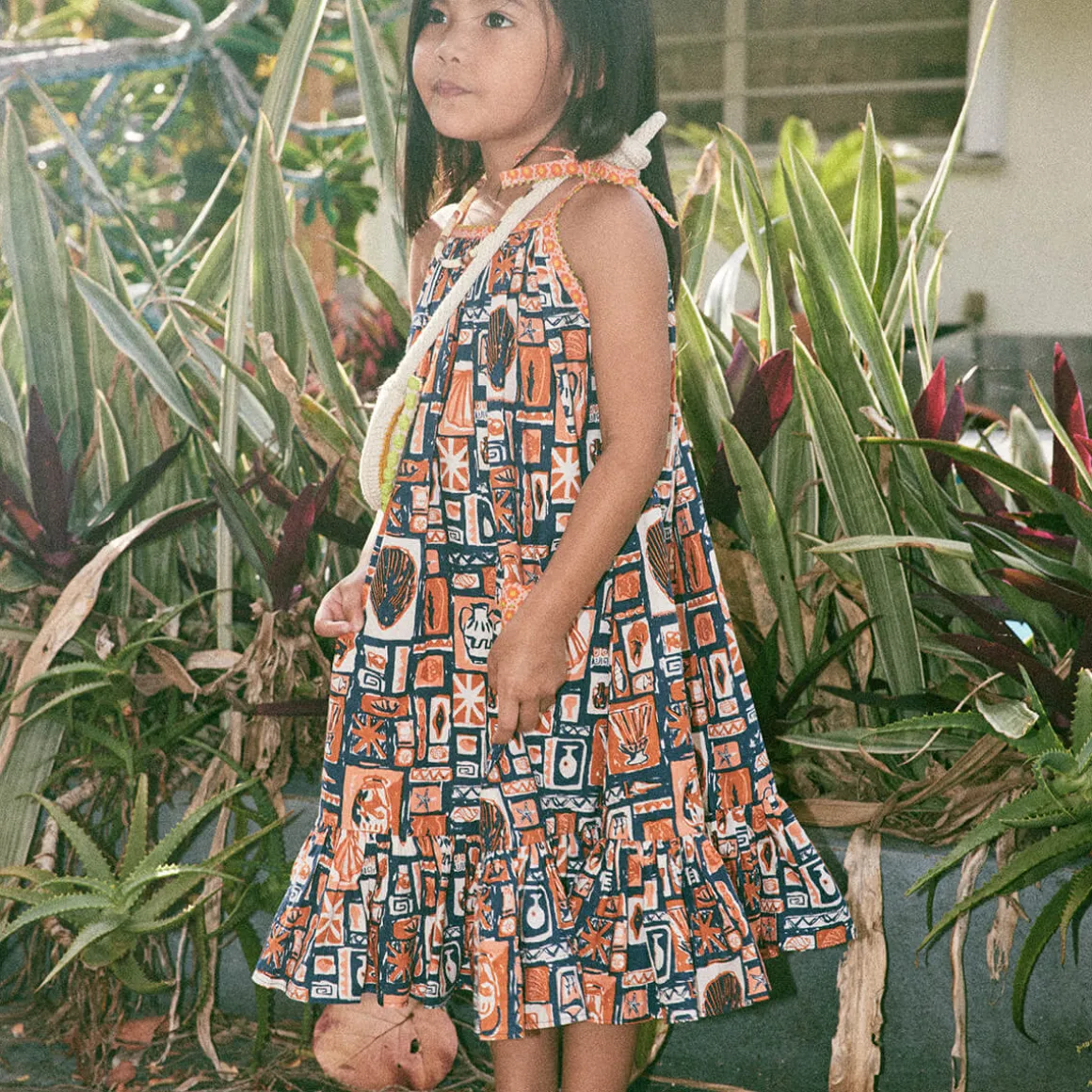 Karina Dress in Marine Blue Colllection by Misha & Puff