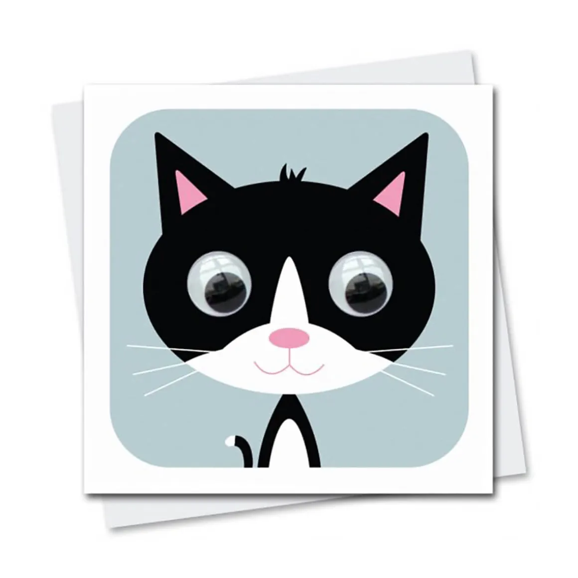 Karl Kitten Greetings Card by Stripey Cats Cards