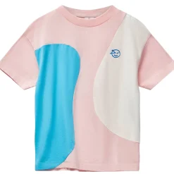 Keel Tee in Pink, Blue & Ecru by Wynken