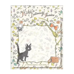 Kiki's Delivery Service Jiji & Flowers Sticky Notes by Studio Ghibli