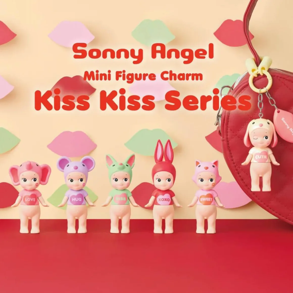 Kiss Kiss Series Mini Figure Charm (Limited Edition) by Sonny Angel