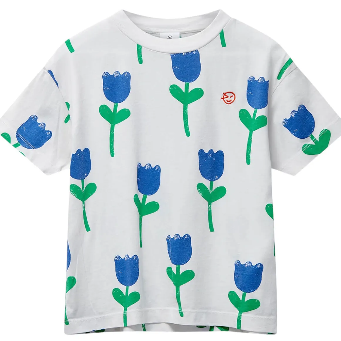 Kite Tee in Ecru Tulips by Wynken