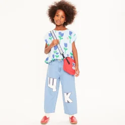 Kite Tee in Ecru Tulips by Wynken