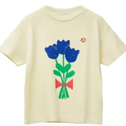 Kite Tee in Pale Lemon Tulips by Wynken