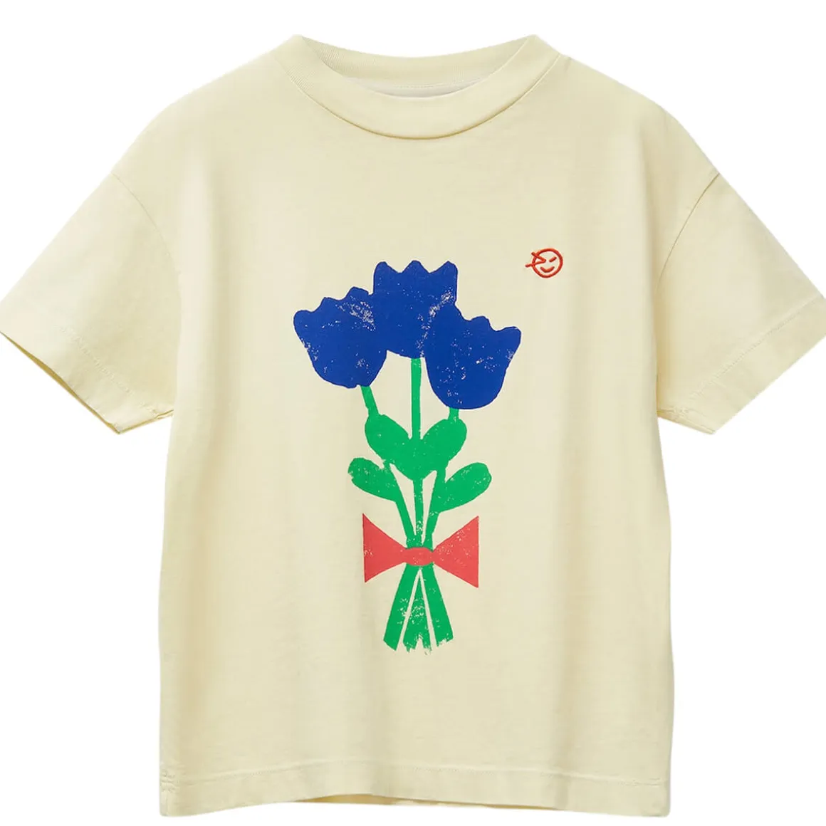 Kite Tee in Pale Lemon Tulips by Wynken