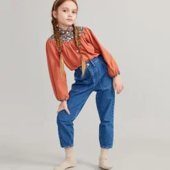 Kit Jean in Medium Denim by Soor Ploom - Last Ones In Stock - 4-8 Years