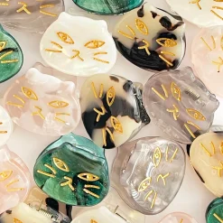 Kitty Mini Hair Claw in Various Colours by Hello Sakura