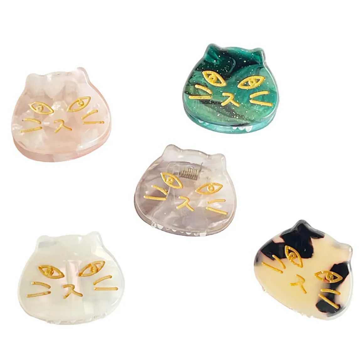 Kitty Mini Hair Claw in Various Colours by Hello Sakura