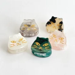 Kitty Mini Hair Claw in Various Colours by Hello Sakura