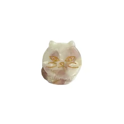 Kitty Round Mini Hair Claw in Various Colours by Hello Sakura