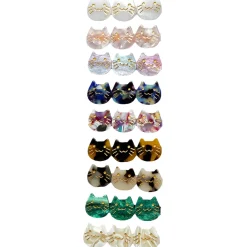 Kitty Trio Hair Clip (6cm) in Various Colours by Hello Sakura