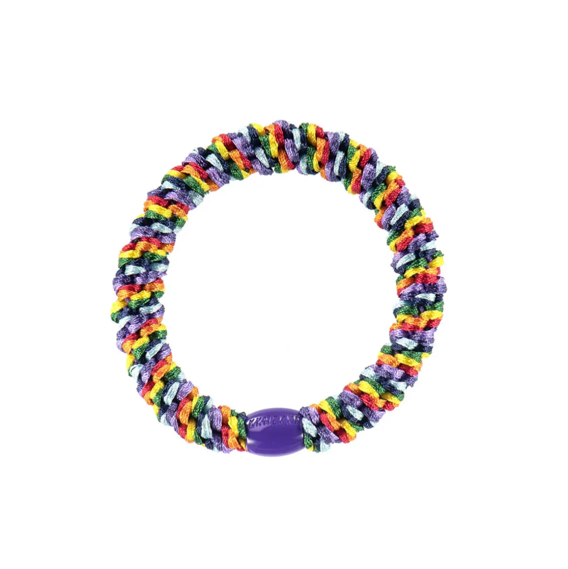 Kknekki Snag Free Hair Band in Rainbow by Bon Dep