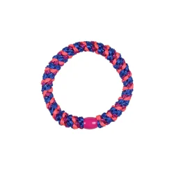 Kknekki Snag Free Hair Band in Electric Blue / Pink Glitter by Bon Dep